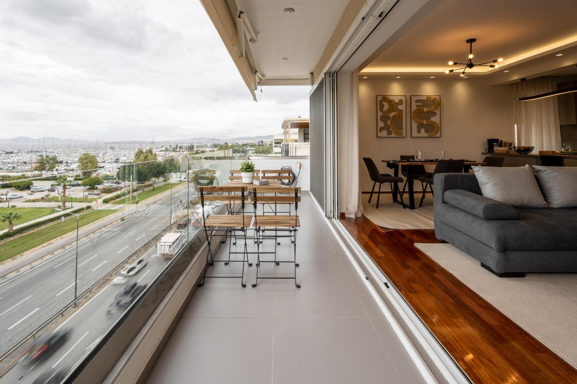 Sesilia Sea View Apartment Atene Esterno foto