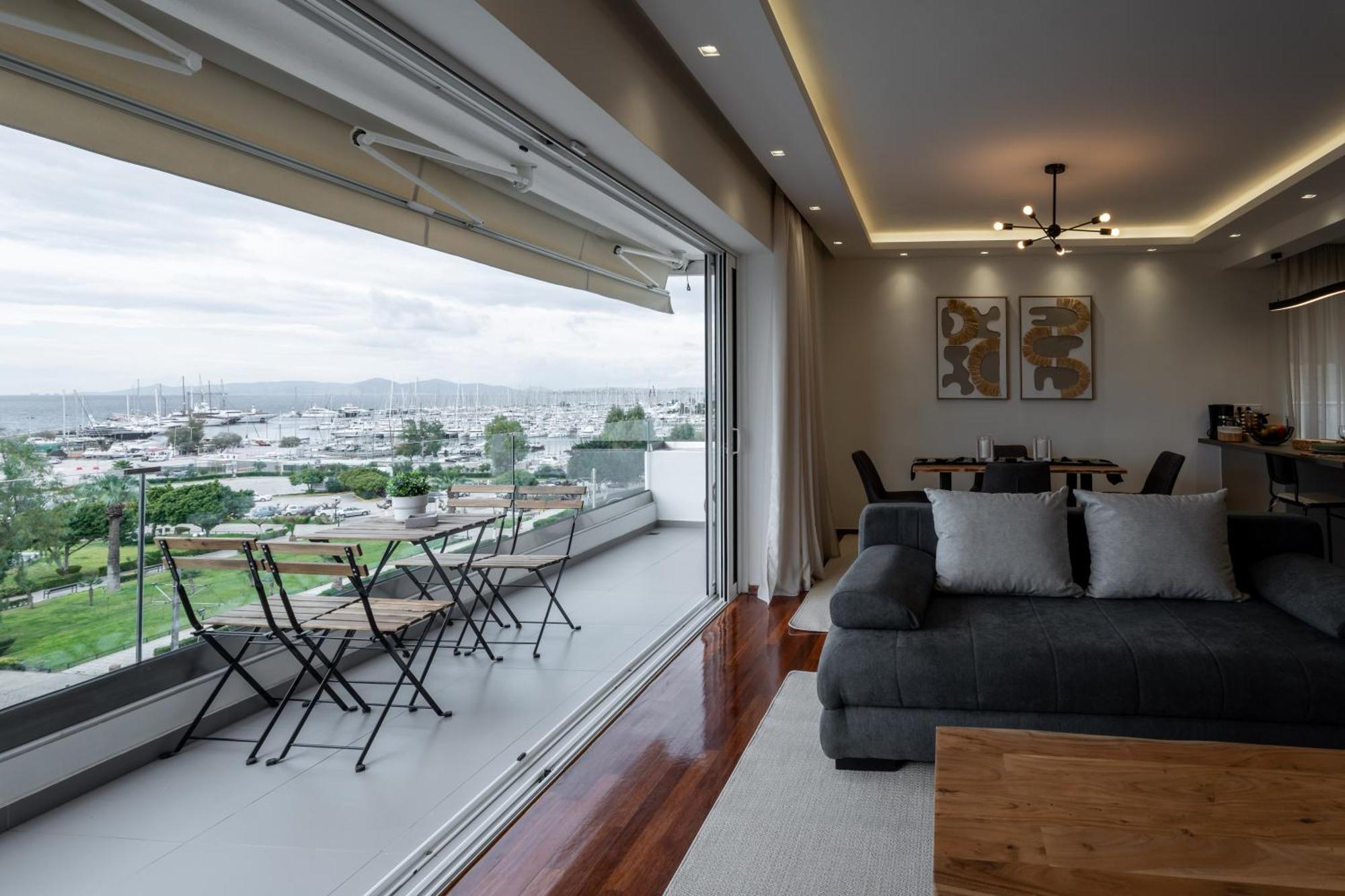 Sesilia Sea View Apartment Atene Esterno foto