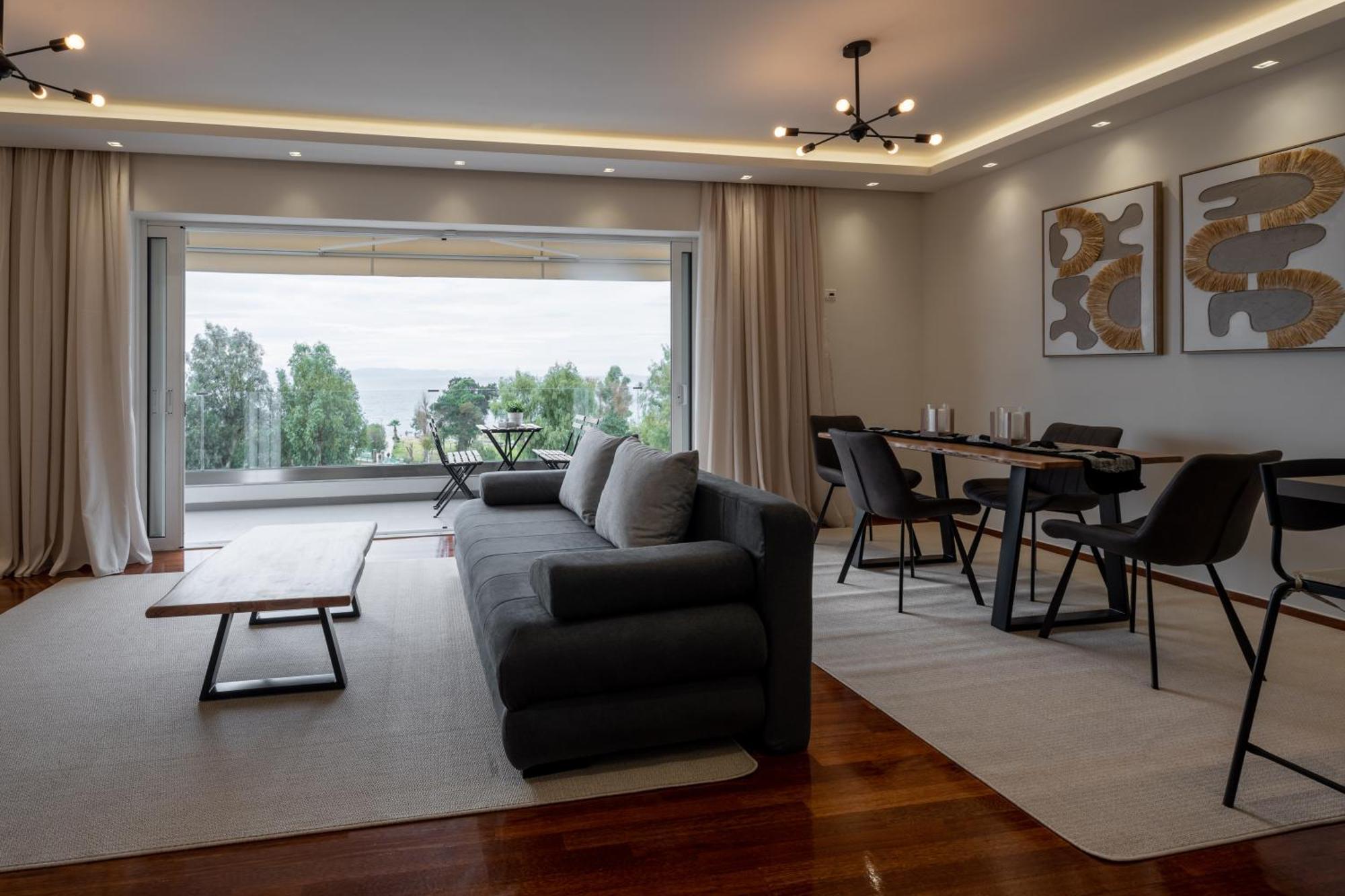 Sesilia Sea View Apartment Atene Esterno foto